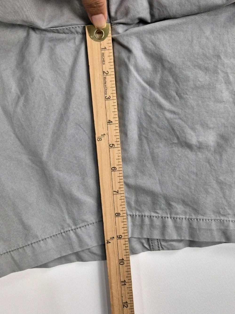 Roundtree Yorke Mens Shorts Size 42 Classic Fit Gray Cargo 9